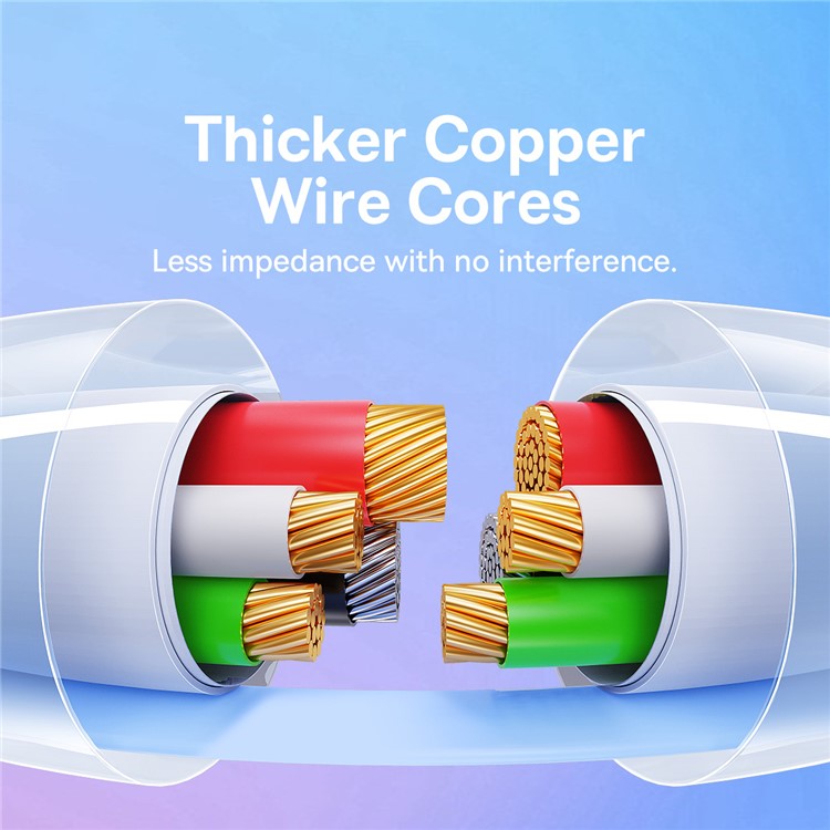 BASEUS Explorer Series USB to iP 2.4A Fast Charging Cable with Smart Temperature Control, 480Mbps Data Cable 2m - White