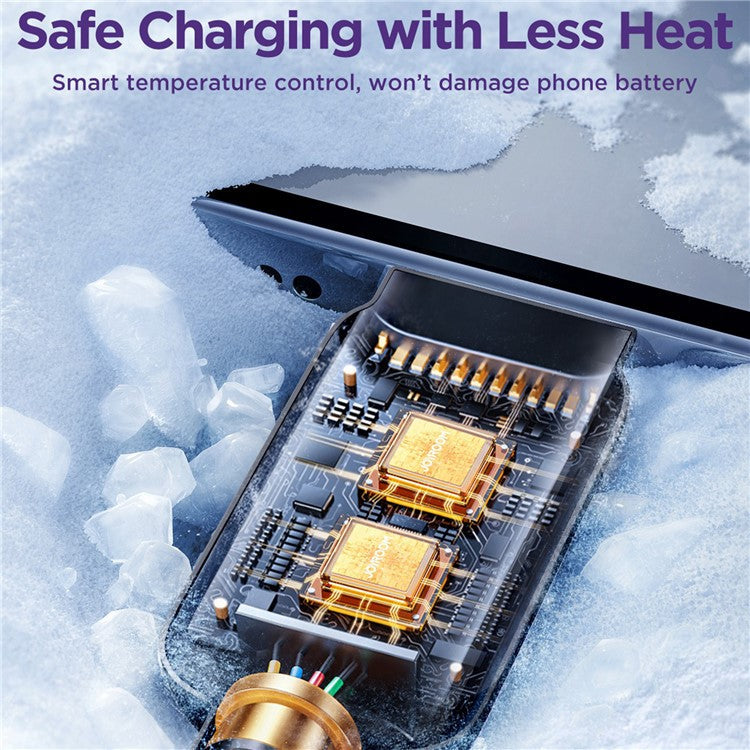 JOYROOM S-AL012A14 Multi-Color Series 1.2m 2.4A Fast Charging USB-A to Lightning Cable TPE Data Cord - Black