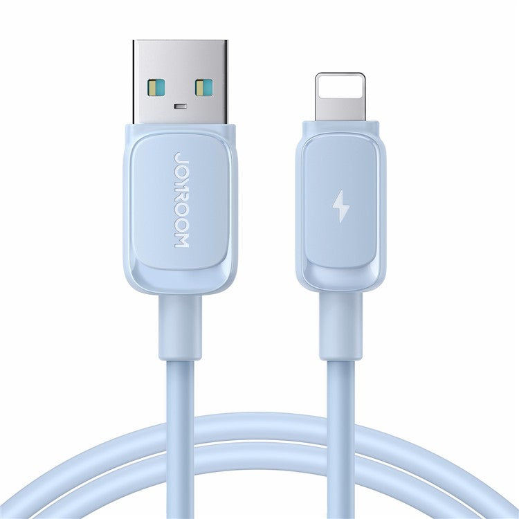 JOYROOM S-AL012A14 Multi-Color Series 1.2m 2.4A Fast Charging USB-A to Lightning Cable TPE Data Cord - Blue