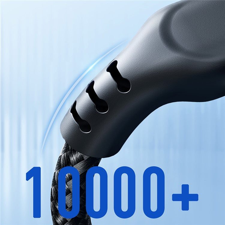 JOYROOM S-1T3018A18 30cm Multi-use Series for iPhone 15 Series 3-in-1 Lightning+Type-C+Micro 3.5A Data Cable for Power Bank