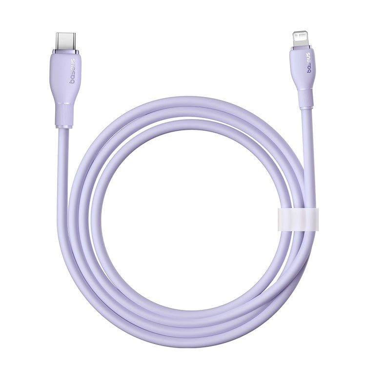 BASEUS Pudding Series Fast Charging Cable Type-C to iP 20W, 2m 480Mbps Charging Data Cable - Purple