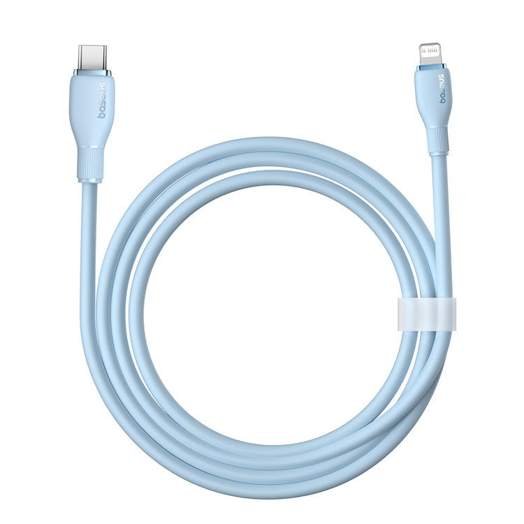 BASEUS Pudding Series Fast Charging Cable Type-C to iP 20W, 2m 480Mbps Charging Data Cable - Blue