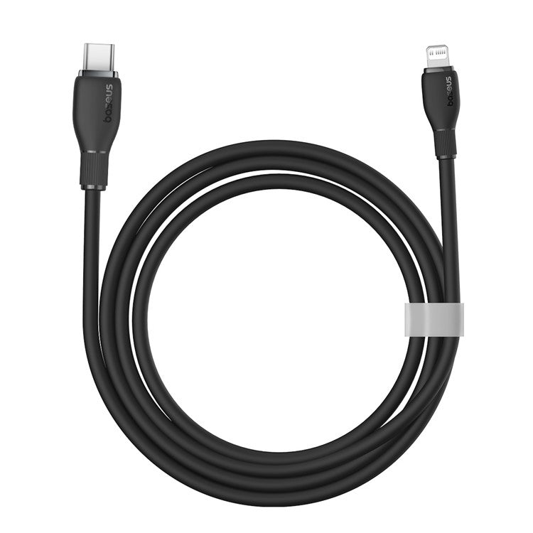 BASEUS Pudding Series Fast Charging Cable Type-C to iP 20W, 2m 480Mbps Charging Data Cable - Black