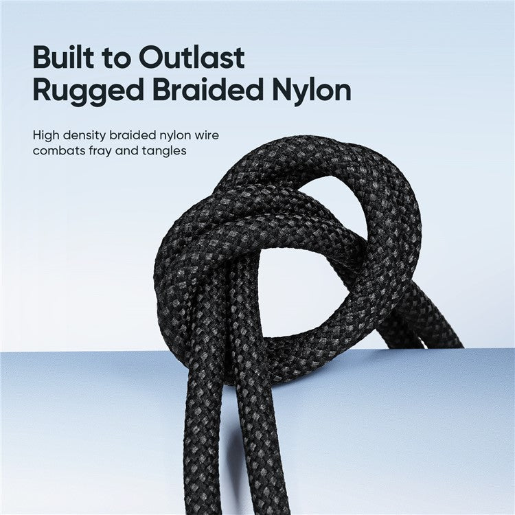 DUZZONA A5 1m PD 20W USB C to Lightning Fast Charging Cable PVC Nylon Braided Charger Cord 480Mbps Speed Transmission Sync