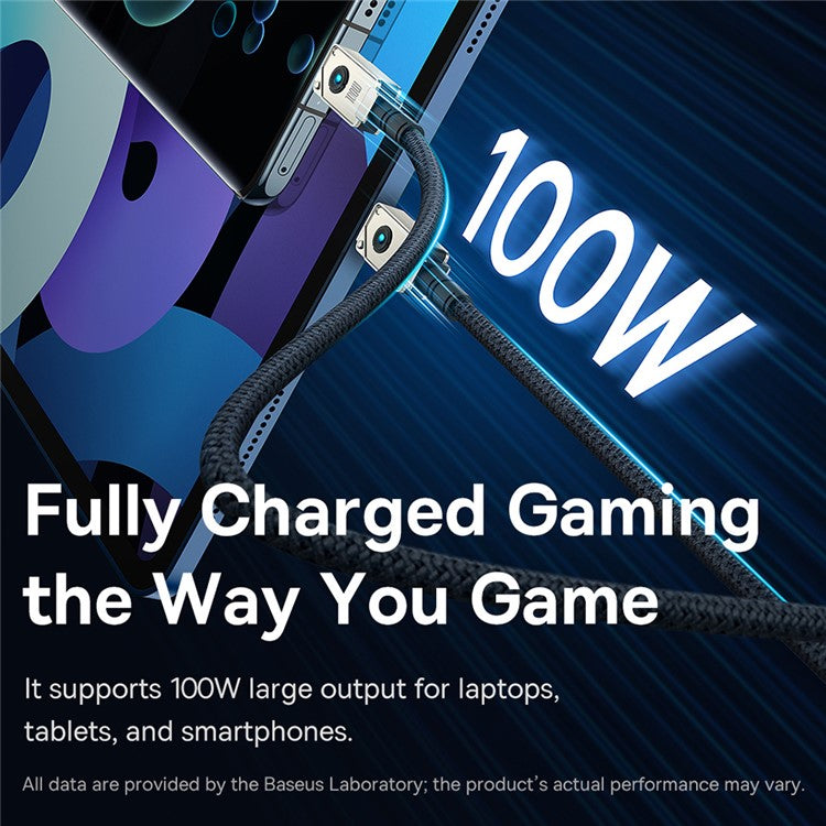 BASEUS Unbreakable Series for iPhone 15 Series 1m Type-C to Type-C 100W Fast Charging Data Cable - Stellar White