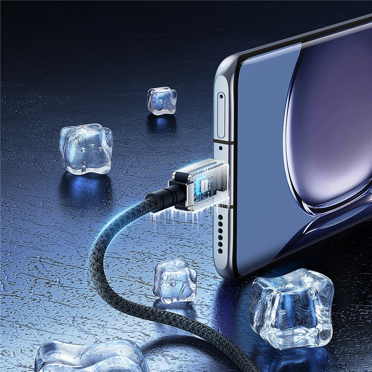 BASEUS Unbreakable Series for iPhone 15 Series 1m Type-C to Type-C 100W Fast Charging Data Cable - Stellar White