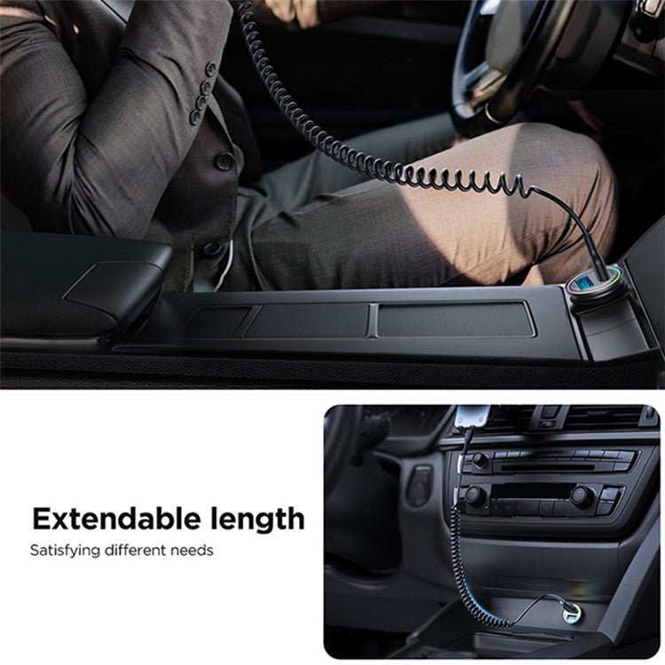 JOYROOM SA38-CL3 Easy-Travel Series for iPhone 15 Series Type-C to 8Pin 30W Fast Charging Cable Coiled Data Cable, 1.5m for iPhone iPad