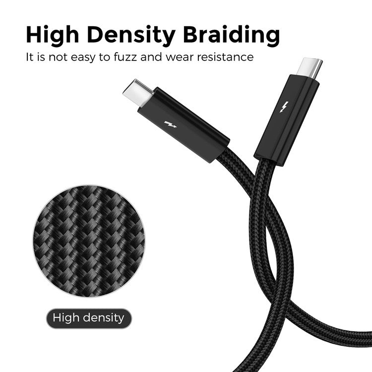 AHASTYLE XC03 1m USB-C Cable 240W Fast Charging Cord 40Gbps High Speed Data Cable Support 8K 60Hz