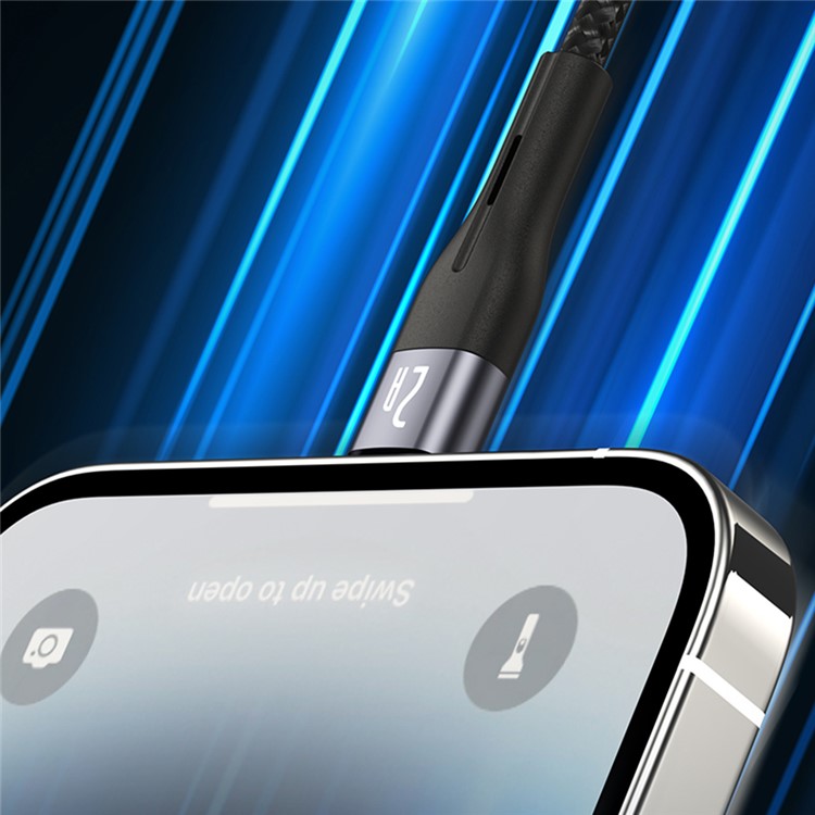 YESIDO CA121L Braided USB Charging Data Cable USB to Lightning Cable for iPhone, iPad