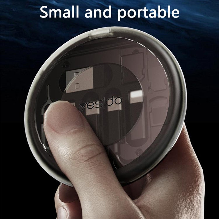 YESIDO CA118 Multi-Function 60W Charging Data Cable 6-in-1 Adapter Cable Set with Storage Box