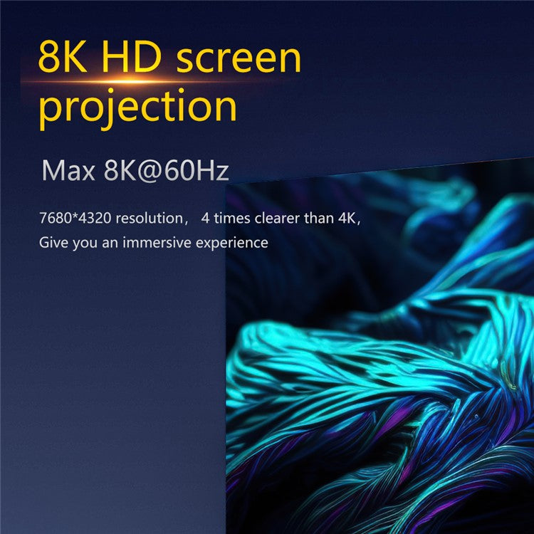 0.2m 140W 20Gbps 8K 60Hz Audio Video Transmission USB3.2 Type-C Data Cable