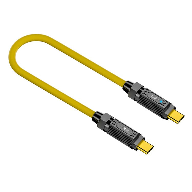 1m 8K 60Hz Audio Video Transmission 140W 20Gbps USB3.2 Type-C Data Cable