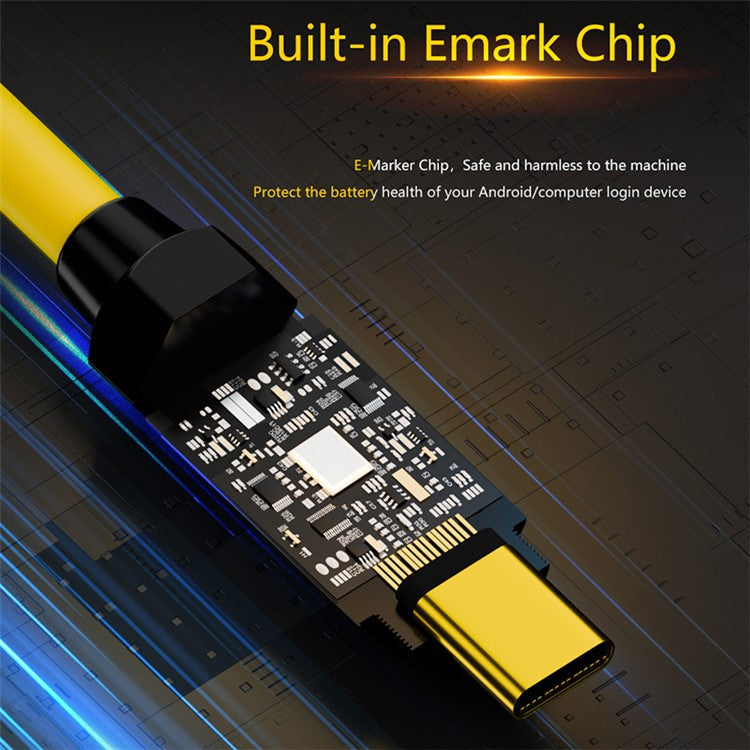 1m 20Gbps Data Transfer 8K 60Hz 140W USB3.2 Type-C Female to Male Cable