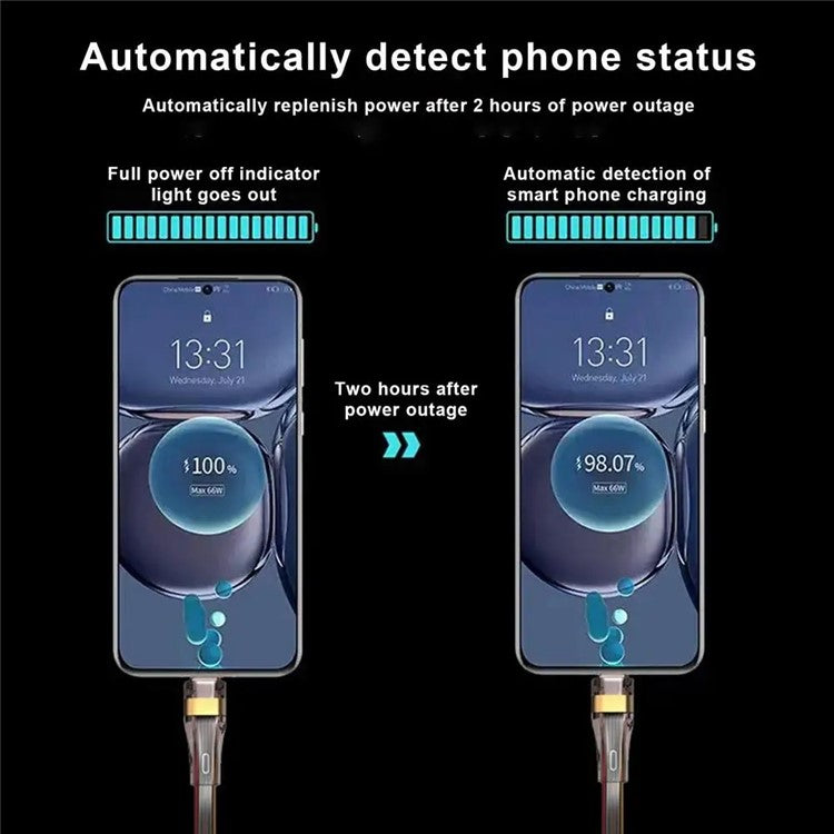 UC-003-FL-1.0M 1m USB-C to USB-C Flat Power Cable USB2.0 65W Fast Charge Laptop Tablet Phone Data Cable