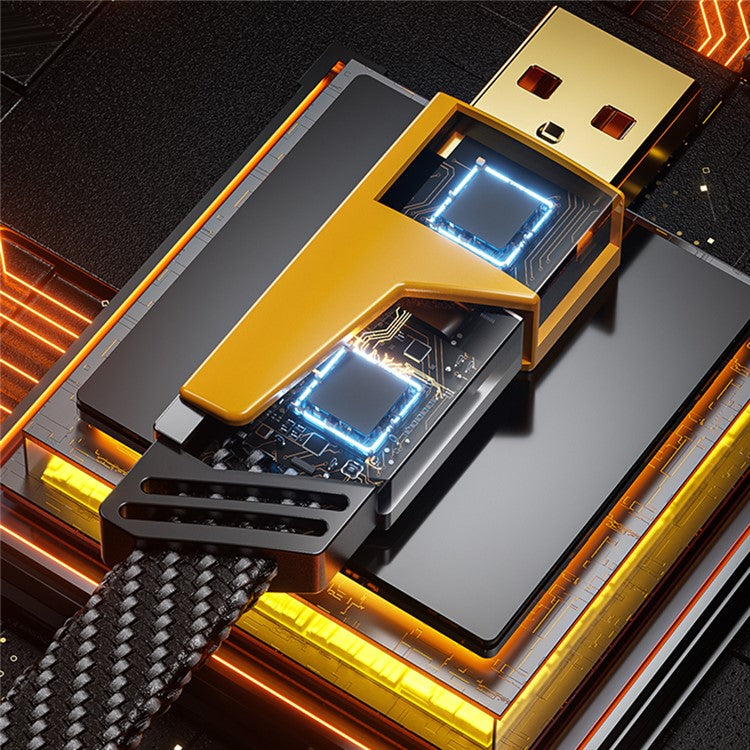 WEKOME WDC-26 4 in 1 1.2m Magnetic Charging Cable 65W Fast Phone Charger 480Mbps IP / USB / Type-C Data Cable