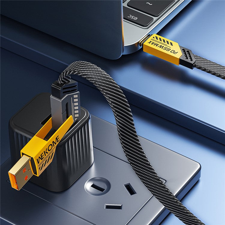 WEKOME WDC-26 4 in 1 1.2m Magnetic Charging Cable 65W Fast Phone Charger 480Mbps IP / USB / Type-C Data Cable