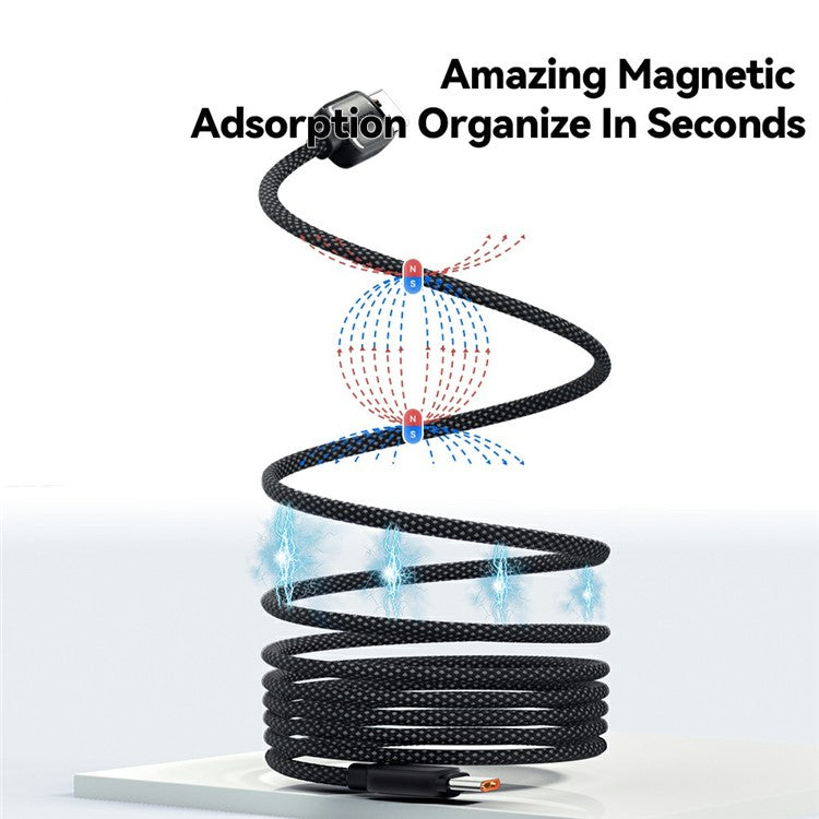 ESSAGER ES-X56 100W / 7A Fast Charging Wire USB-A to Type-C Magnetic Data Cable