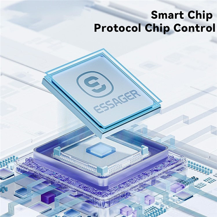 ESSAGER ES-X56 100W / 7A Fast Charging Wire USB-A to Type-C Magnetic Data Cable