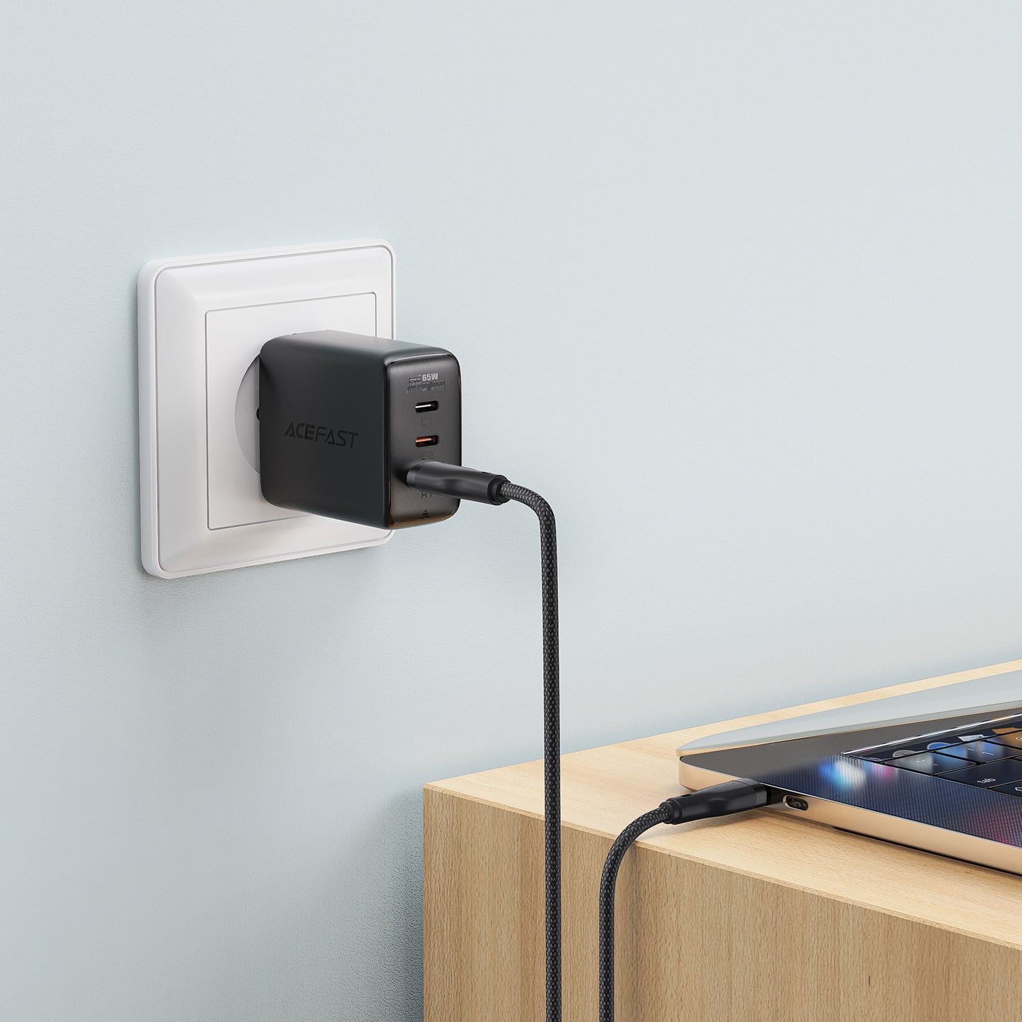 ACEFAST C8-04 1.2m USB-A to USB-C Charging Data Cable 3A Braided USB Charging Cable Cord