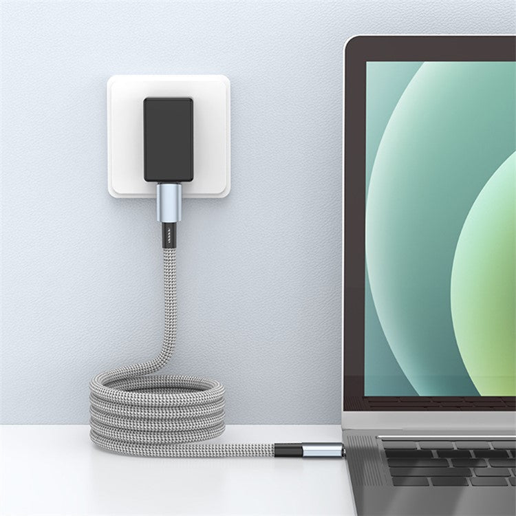 0.3m 12W USB-A to 8Pin Magnetic Charging Cable Mobile Phone 480Mbps Data Cable