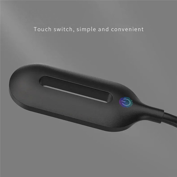 HT-513 3-in-1 15W Phone Wireless Charger Pen Holder Eye Protection LED Table Lamp - Black