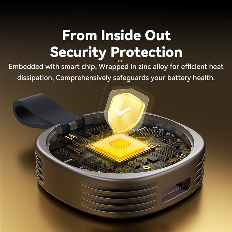 ESSAGER EDWXTL-BY0A-P Zinc Alloy Wireless Charger Bracelet Charging Dock Station