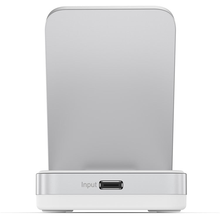 YF-M29 Qi2 Certified 2-in-1 15W Magnetic Wireless Charger with Aluminum Alloy Frame for Earbuds / iPhone - White