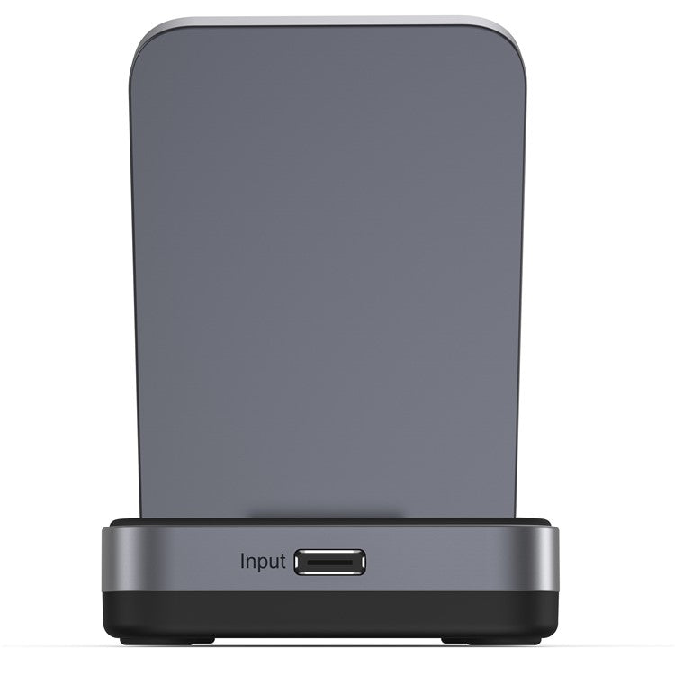 YF-M29 Qi2 Certified 2-in-1 15W Magnetic Wireless Charger with Aluminum Alloy Frame for Earbuds / iPhone - Black