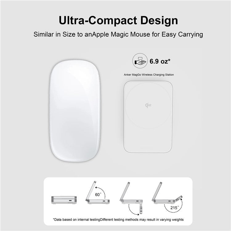 YF-M27 Qi2 Certified 3-in-1 15W Magnetic Wireless Charger with Aluminum Alloy Frame for Earbuds / Apple Watch / iPhone - White