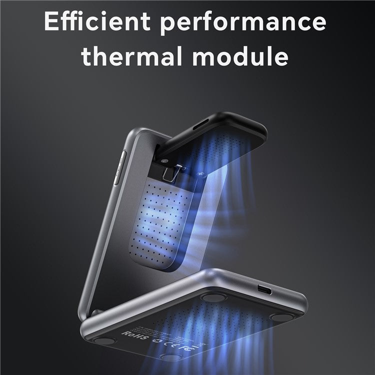 W93 Aluminum Alloy Magnetic Foldable 3 in 1 Wireless Charger Stand for iPhone / Apple Watch / AirPods