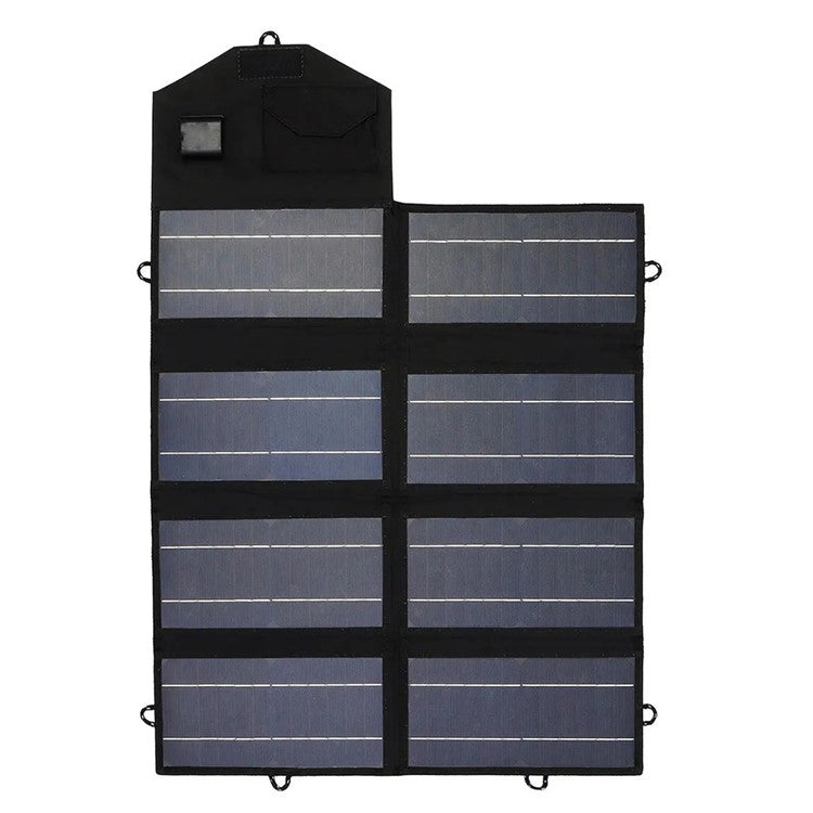 50W Monocrystalline Solar Panel Portable Foldable Solar Charger Mobile Phone Power Bank for Camping Hiking