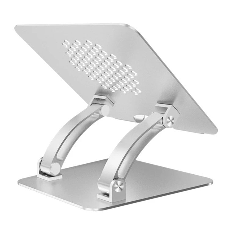 AS010 Adjustable Aluminum Alloy Laptop Riser Desktop Stand Holder for Notebook Computer - Silver