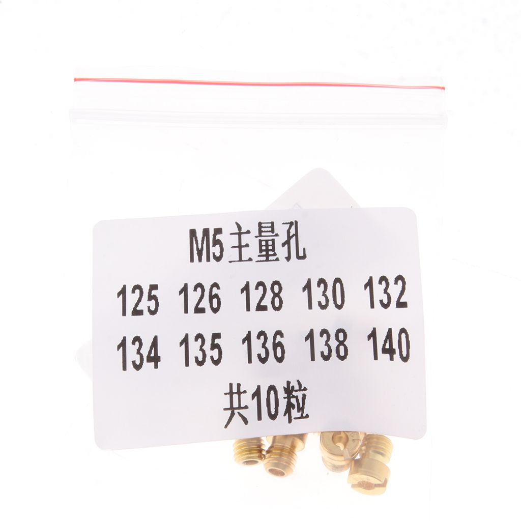 Carburetor Main Jet Kit 125 126 128 130 132 134 135 136 138 140 For PWK