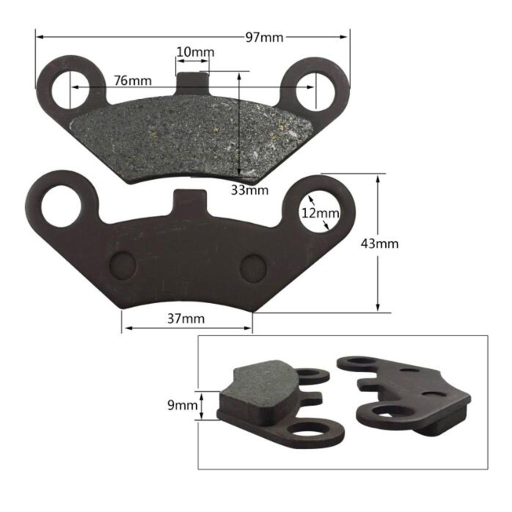 Front Brake Pads For CFMOTO ATV X5 X6 X8 Rancher UTV Disc CF500 CForce