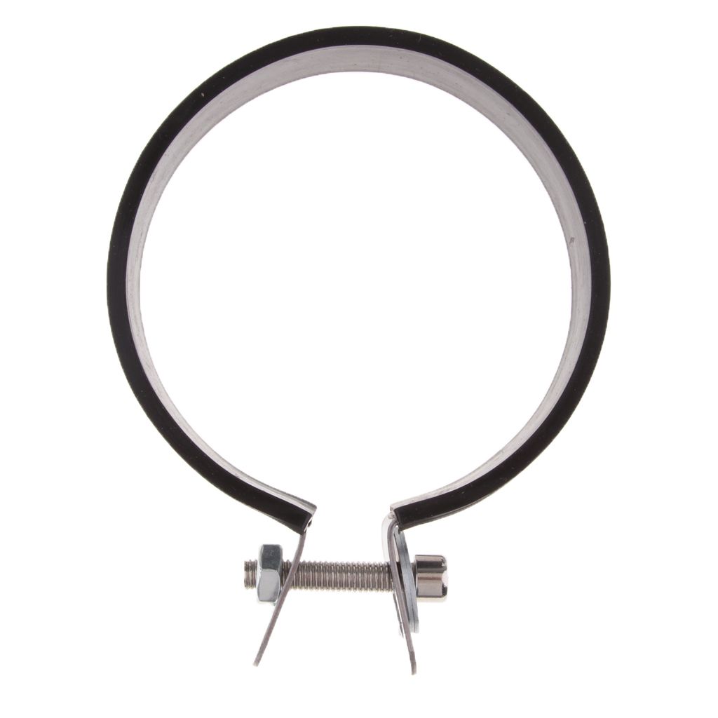 Stainless Steel Motorcycle Exhaust Pipe Muffler Holder Clamp for 100mm Diameter