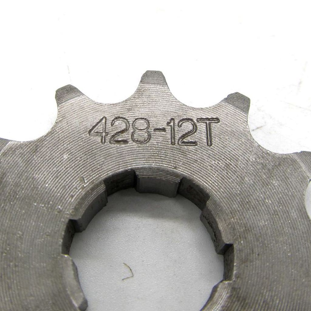 12T 428 Chain/Pitch Front Sprocket Cog Pit/Trail/Dirt bike ATV Quad 20mm