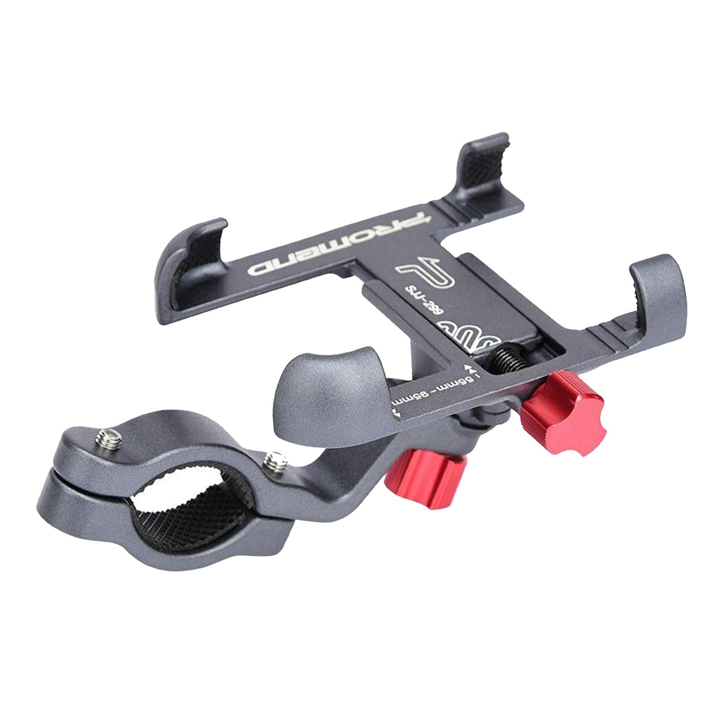 MTB Bicycle Aluminum Handlebar Cell Phone Holder Mount Grey 01