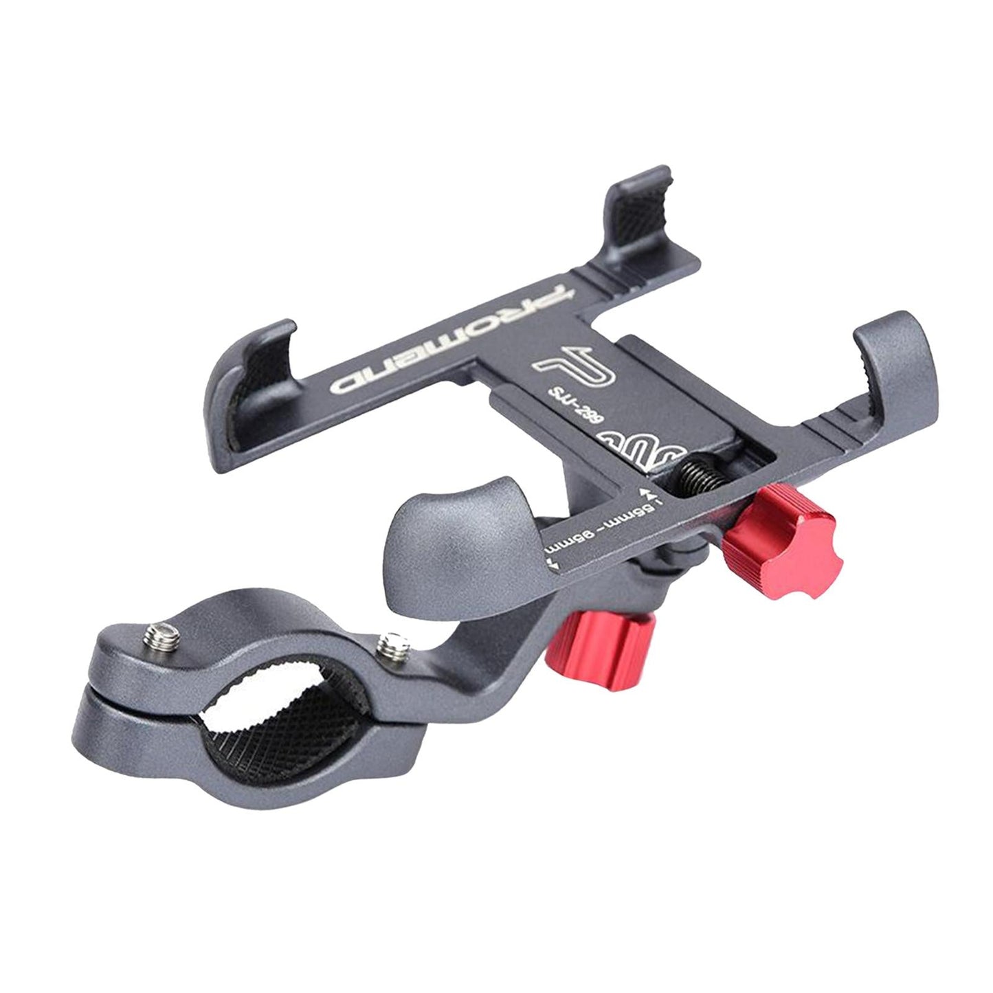 MTB Bicycle Aluminum Handlebar Cell Phone Holder Mount Grey 01
