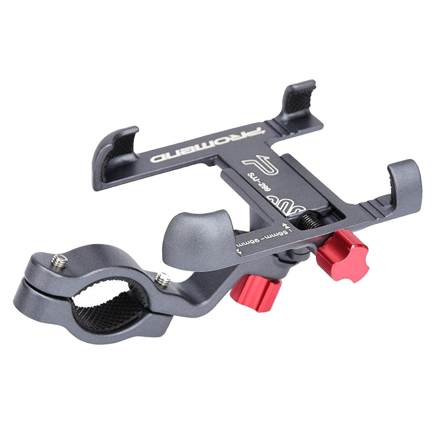 MTB Bicycle Aluminum Handlebar Cell Phone Holder Mount Grey 01
