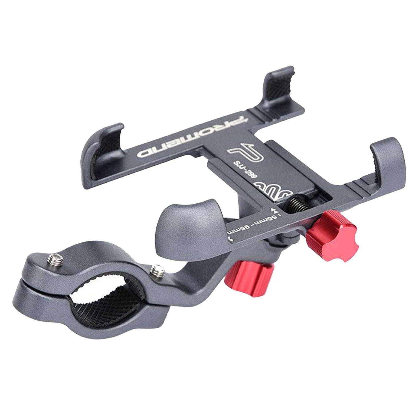 MTB Bicycle Aluminum Handlebar Cell Phone Holder Mount Grey 01