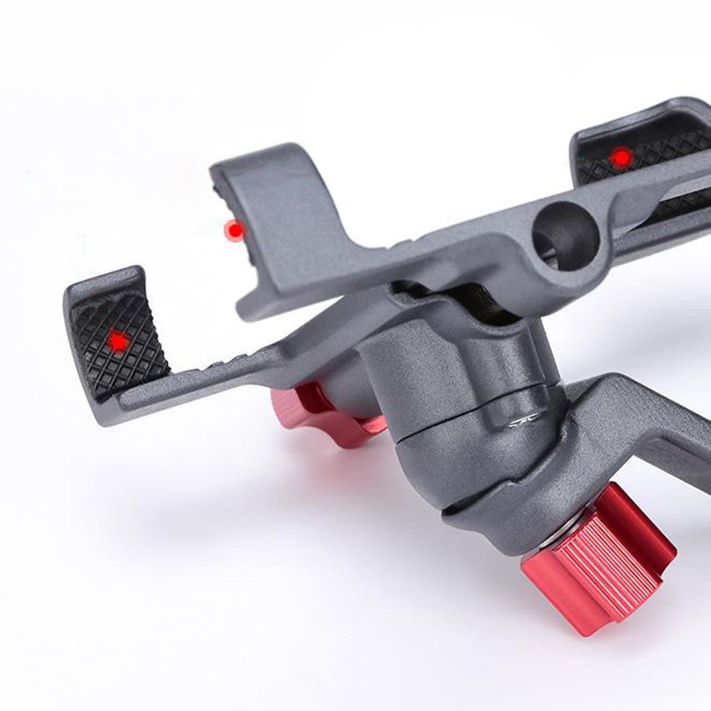 MTB Bicycle Aluminum Handlebar Cell Phone Holder Mount Grey 01