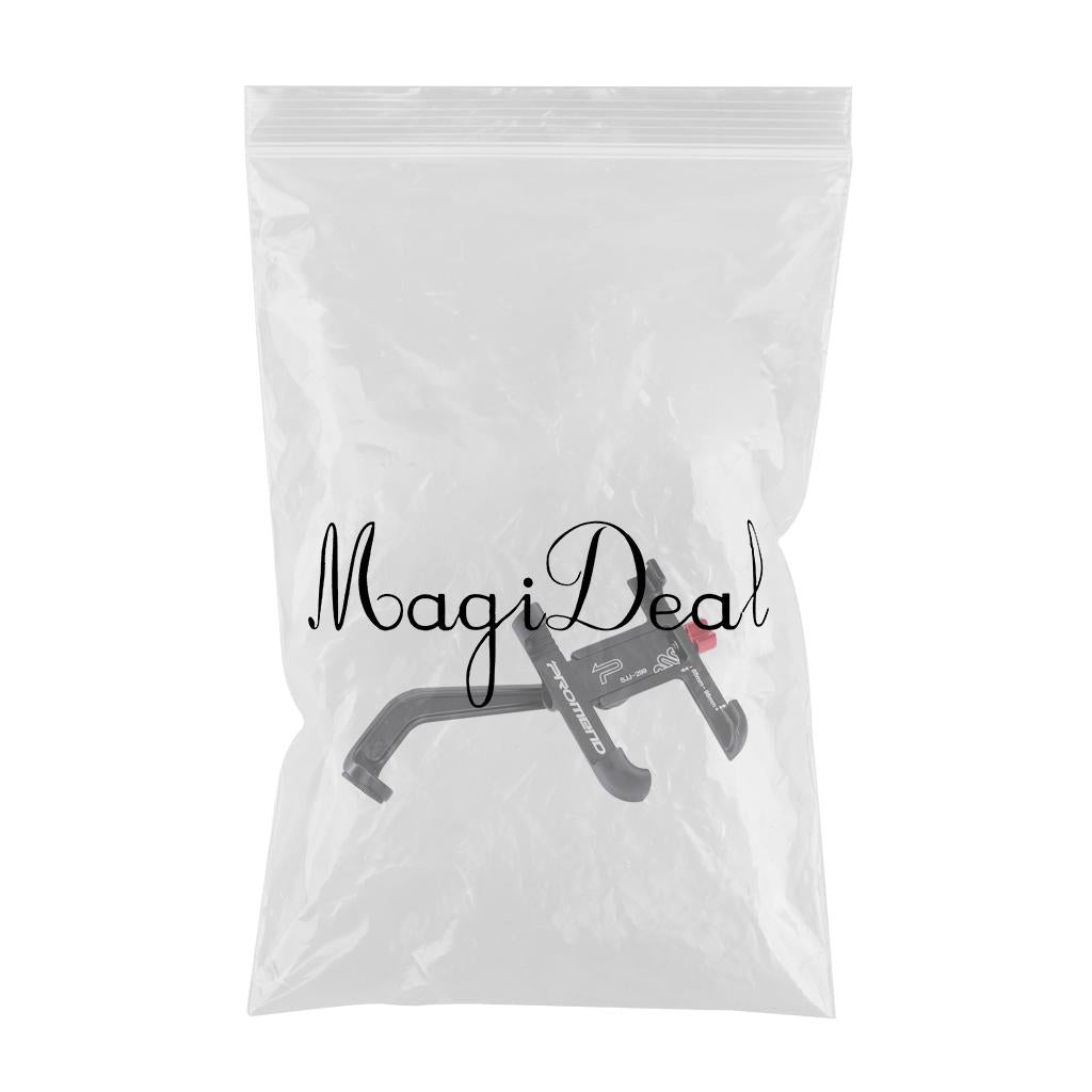 MTB Bicycle Aluminum Handlebar Cell Phone Holder Mount Black 02