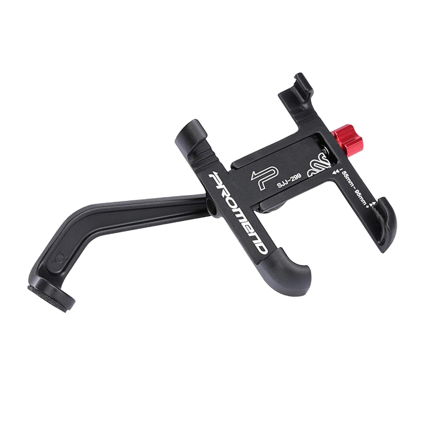 MTB Bicycle Aluminum Handlebar Cell Phone Holder Mount Black 02