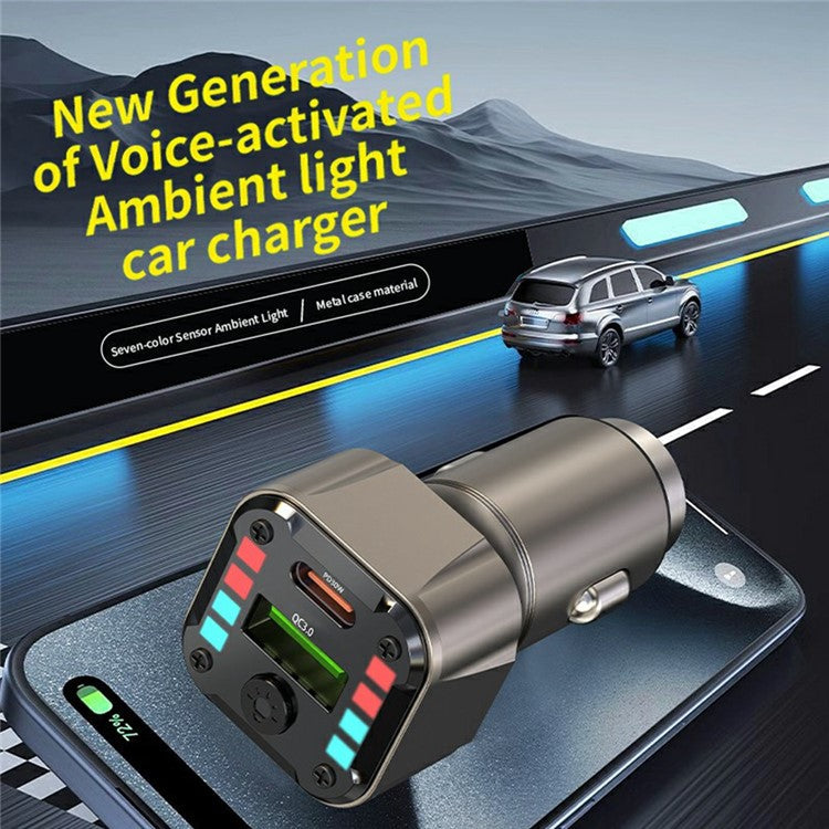 K24 Car Charger PD 30W QC 3.0 Super Charger Dual Ports Car Charging Adapter for iPhone / Samsung / Huawei
