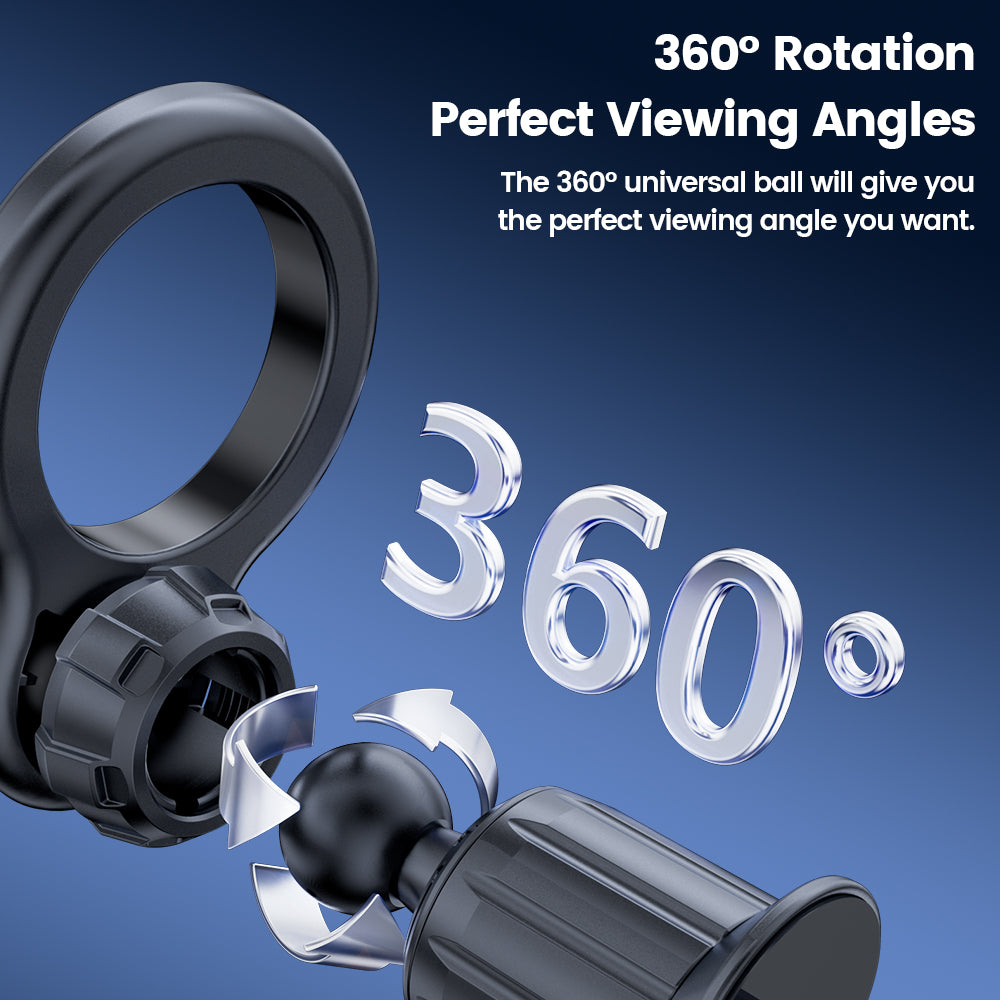 TOOCKI TQ-ZJ22 Car Phone Holder Suction Cup Bracket Magnetic Adsorption Cellphone Stand