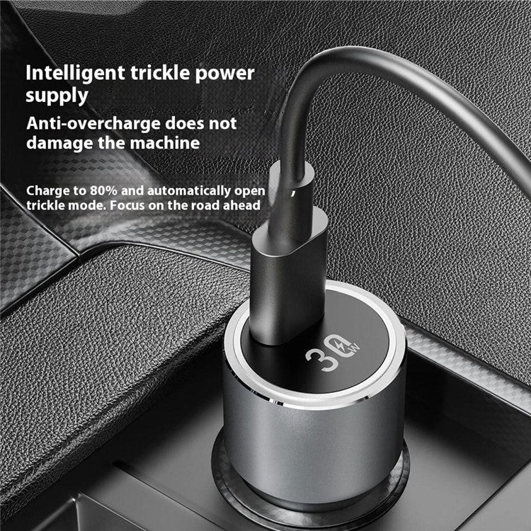 DUDAO R14 30W PD Fast Car Charger Type-C Single Port Cigarette Lighter Power Adapter