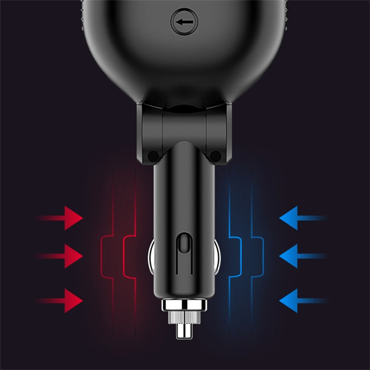 C06Q Type-C+Dual USB Cigarette Lighter PD 18W / QC3.0 Fast Charging Car Charger