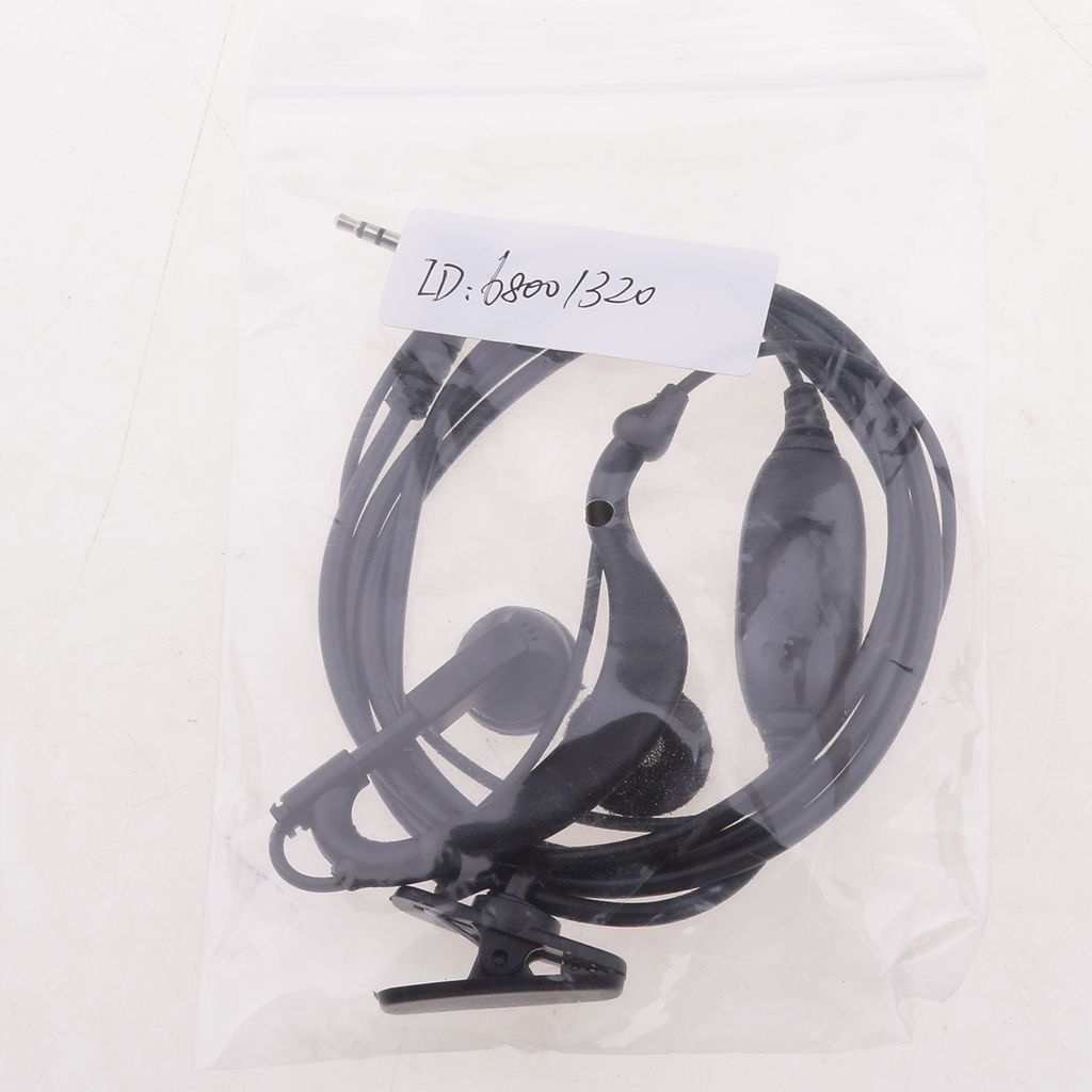 2.5mm Plug Clip-Ear Headset/Earpiece Mic for Motorola Talkabout 2 Two Way Radio Walkie Talkie