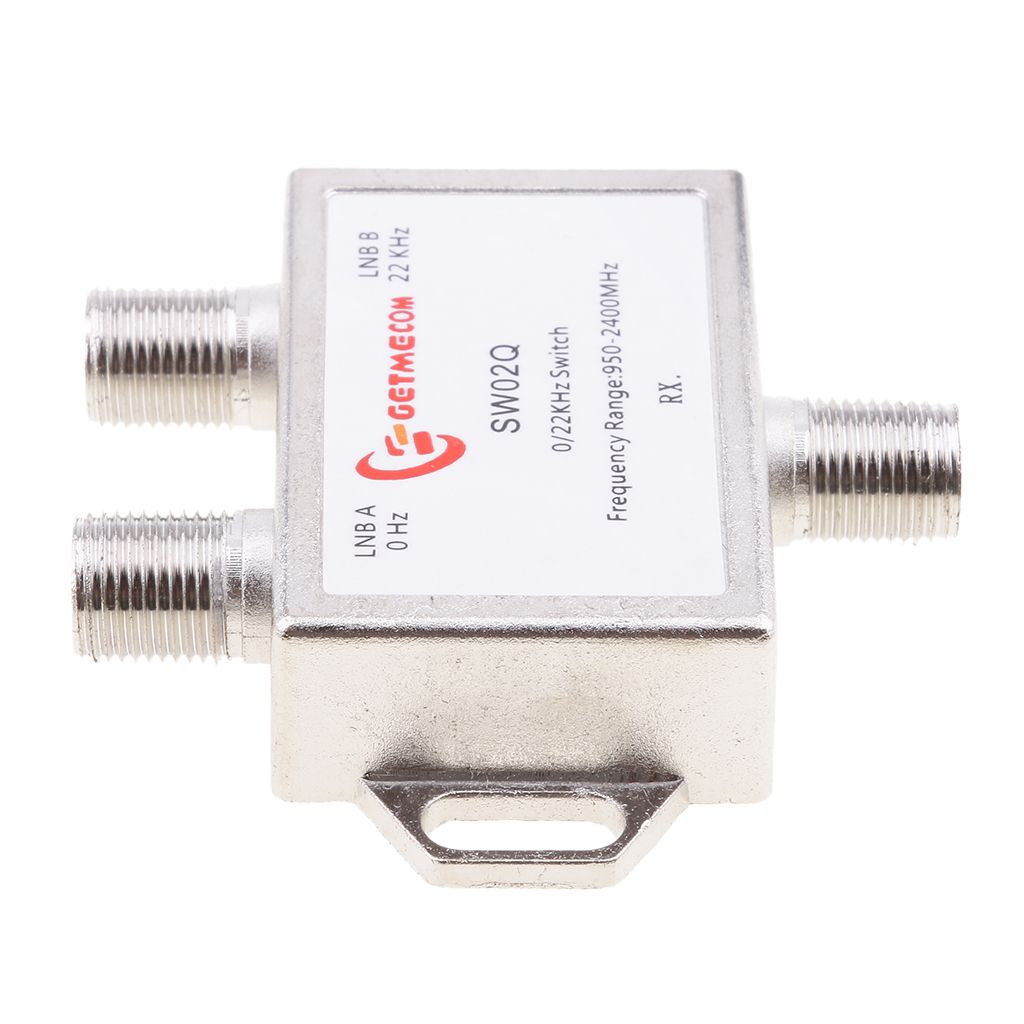 2x1 Diseqc Multi Switch 2 Satellites In 1 Output Waterproof 22KHZ