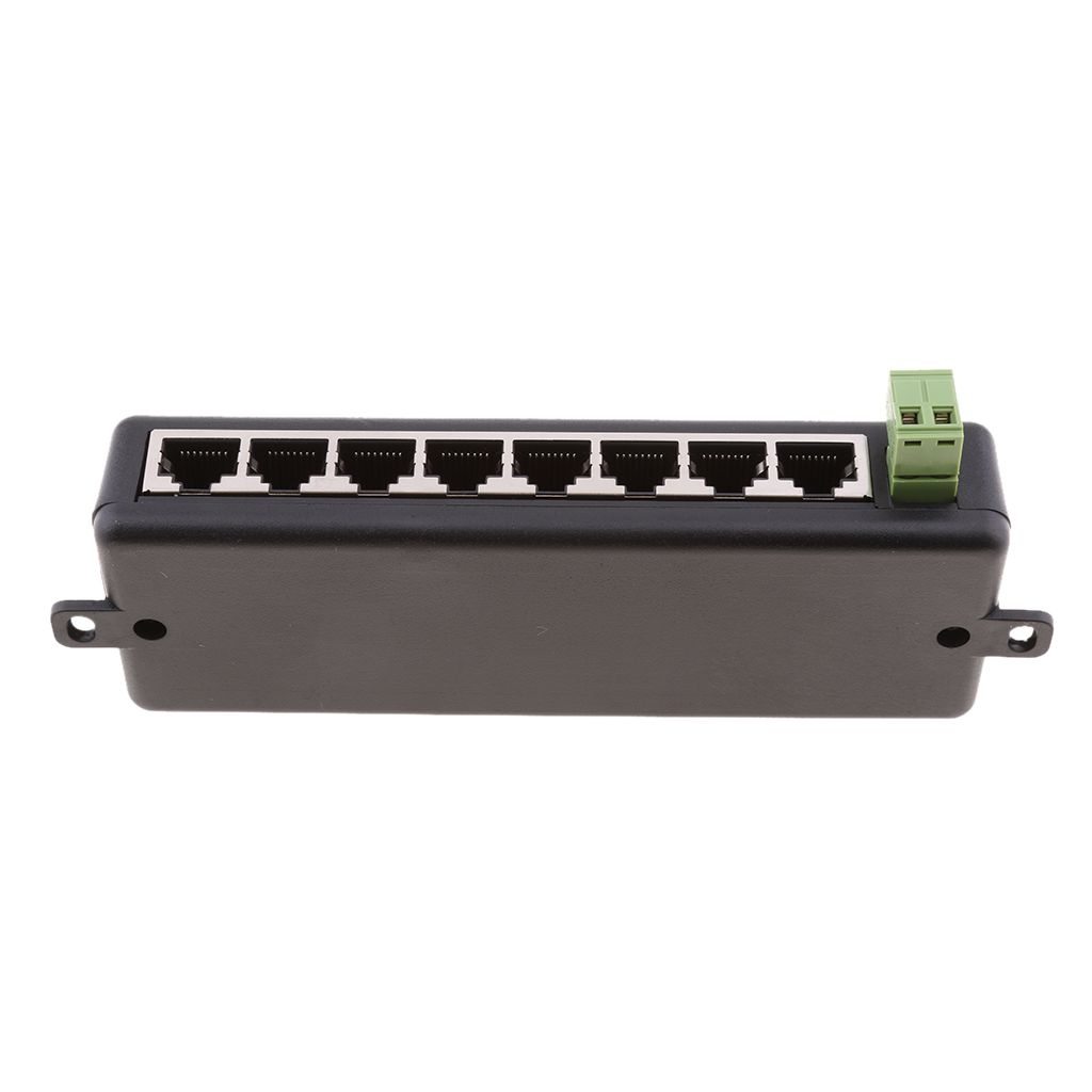 8 PoE Ports Injector Power Over Ethernet Switch for data transmission